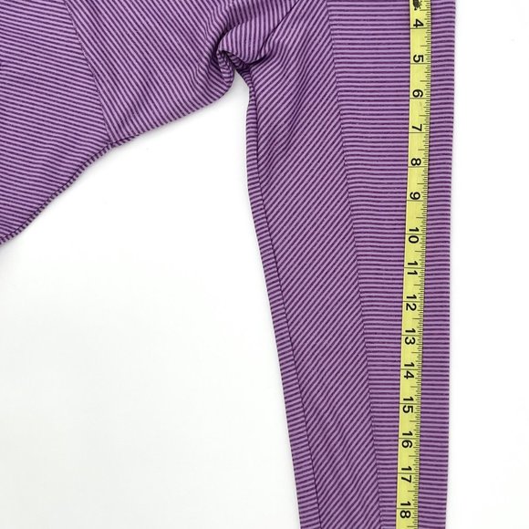 Bette & Court Full Zip Athletic‎ Jacket Size Medium Purple Striped EUC Golf - Picture 7 of 7